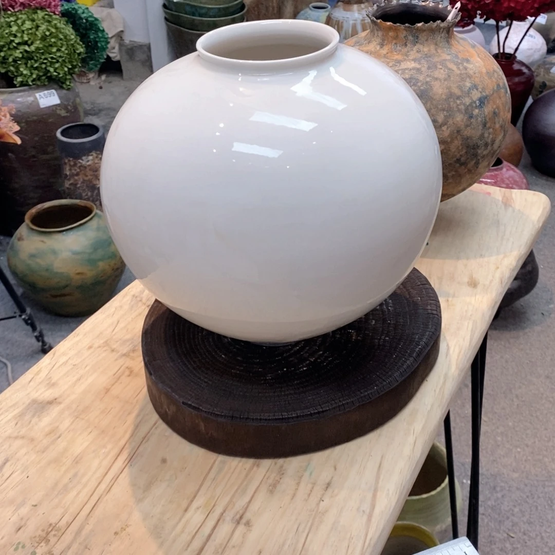 瓶馨***?白色大月亮罐微瑕 包破损不包售后