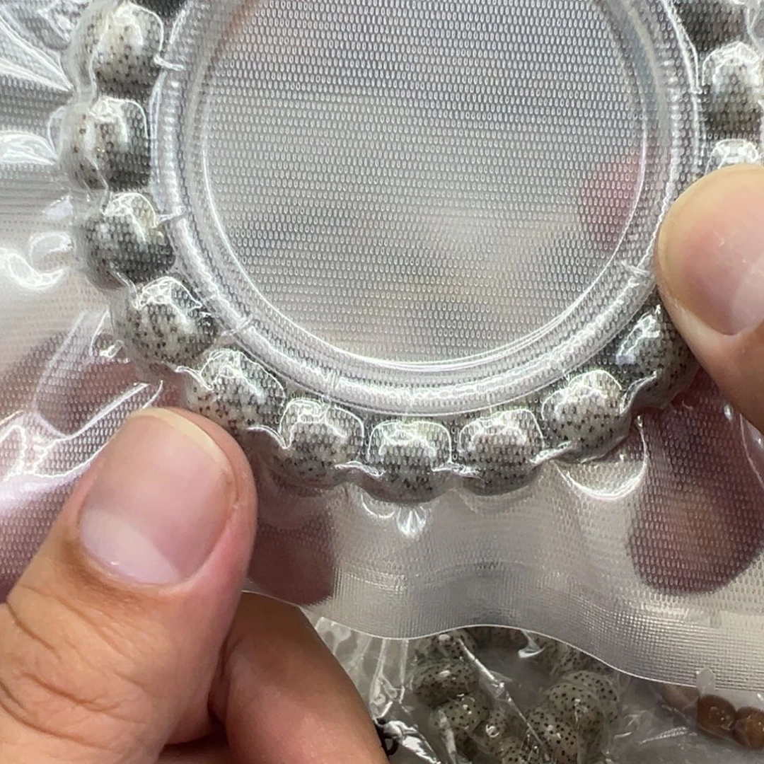 星月菩提手串4练手糯冰石玉星月菩提单圈11