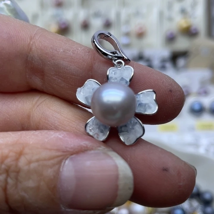 淡水珍珠吊坠(不含链)未镶嵌