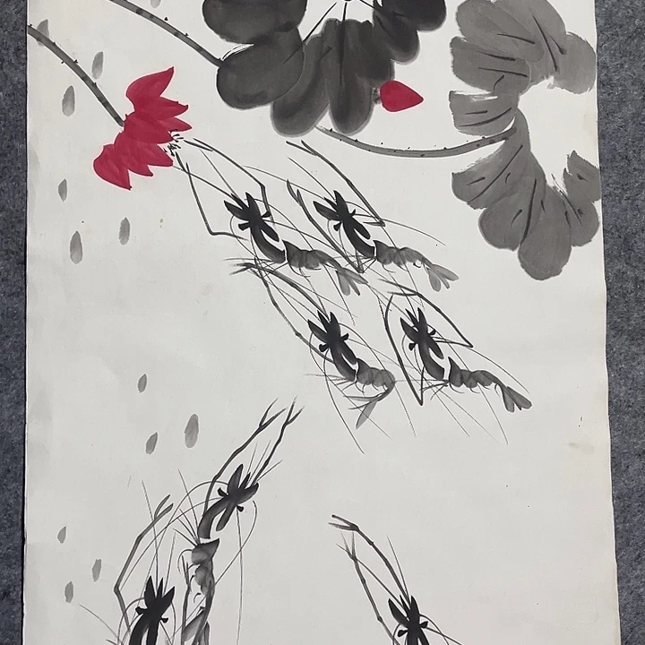 国画九龙图霍志楠老师手绘