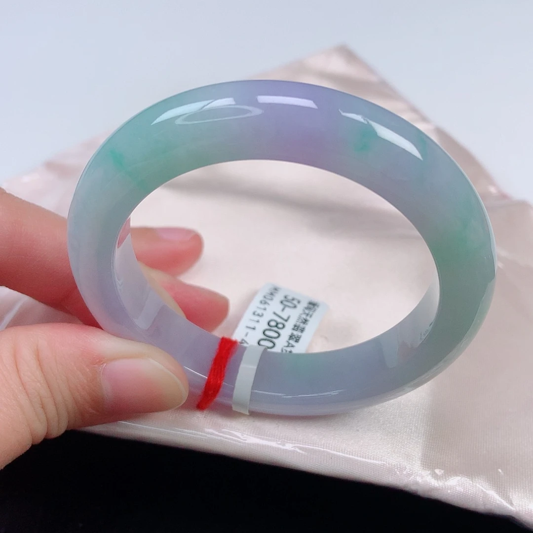 未镶嵌手镯翡翠50正圈