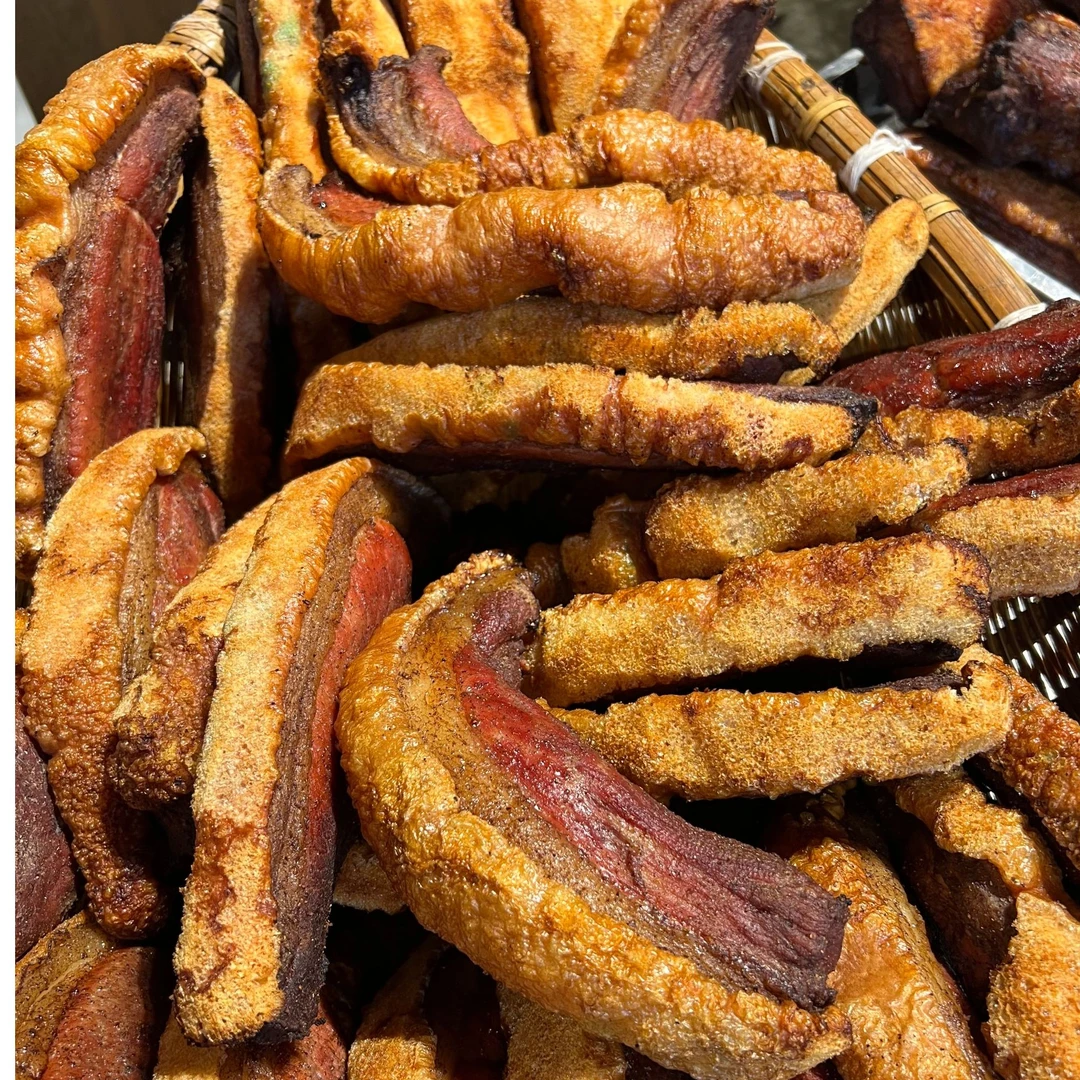 【脆皮五花肉】切片直接吃，拌水腌菜院院