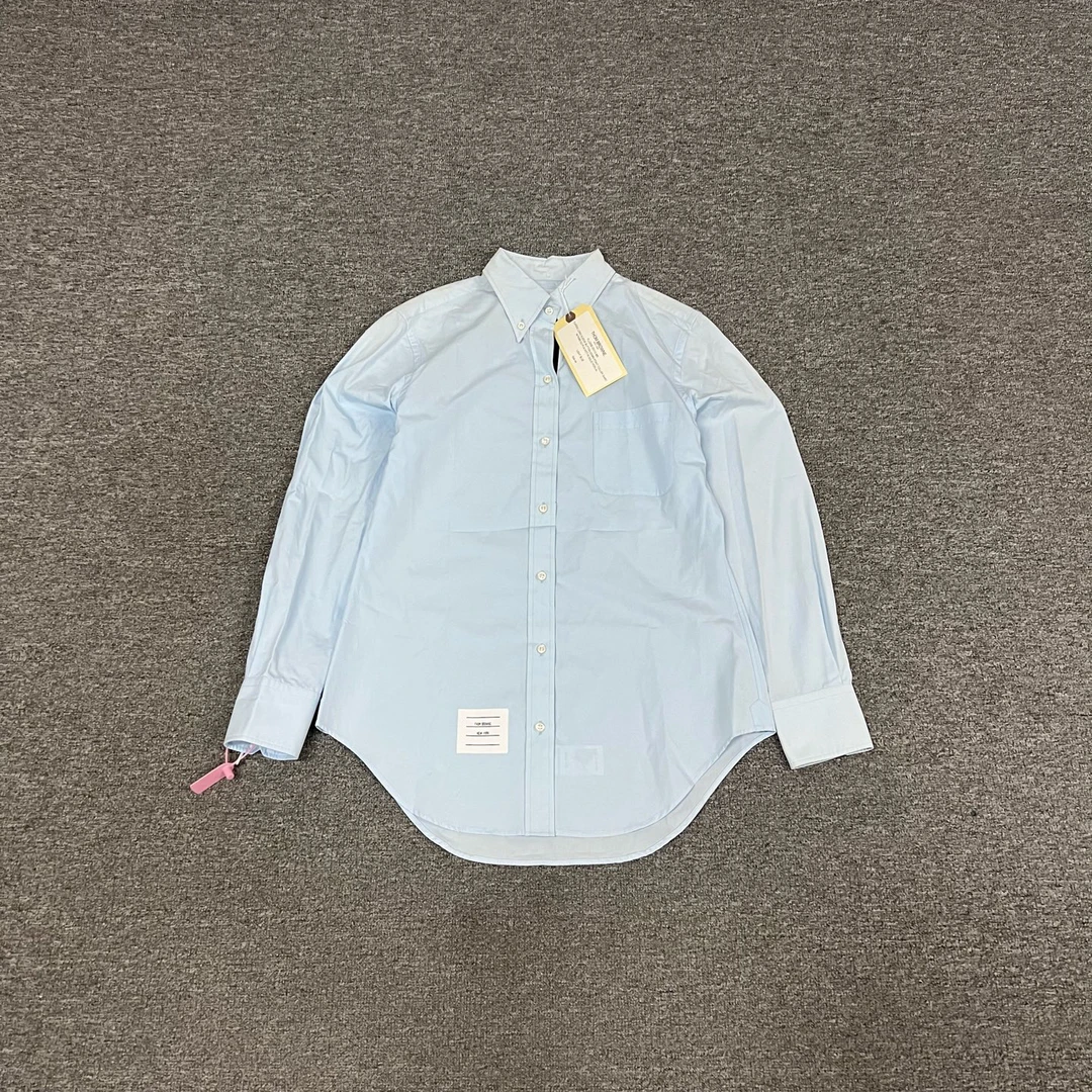 99新 AMIPARIS tb 蓝色衬衫44码