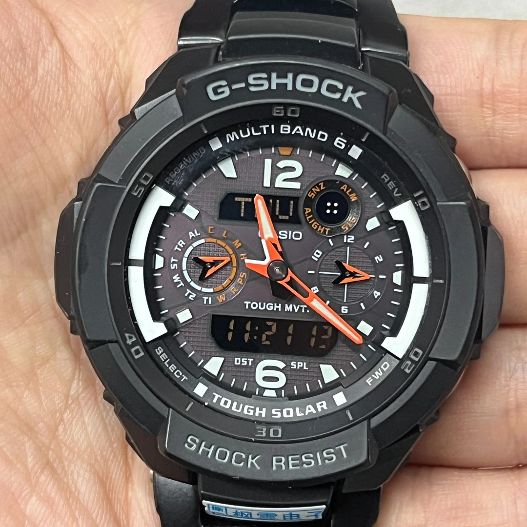 95新 Casio/卡西欧 二手卡西欧空霸系列GW-3500BD光动能电波对时