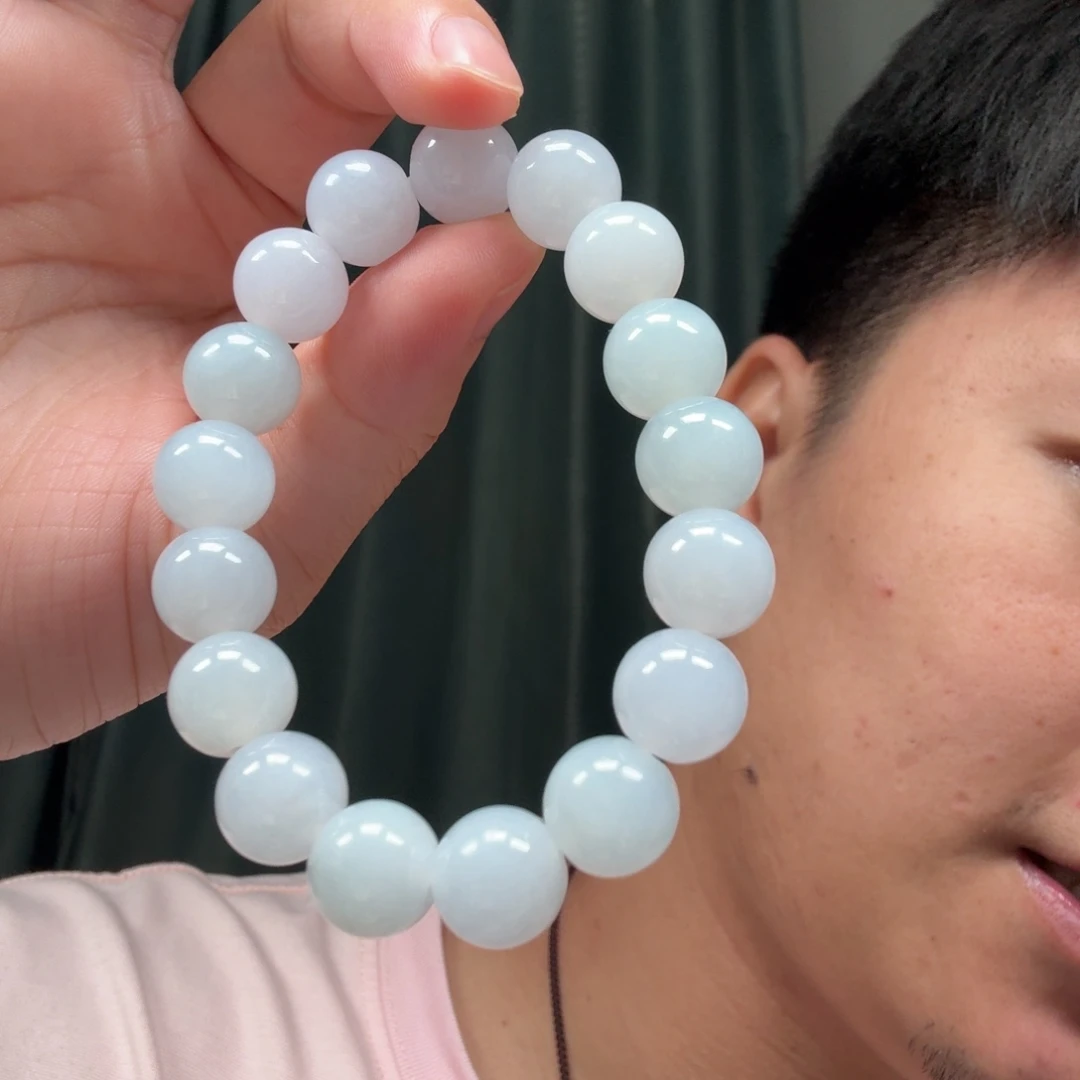 定制翡翠未镶嵌手串卡12.2