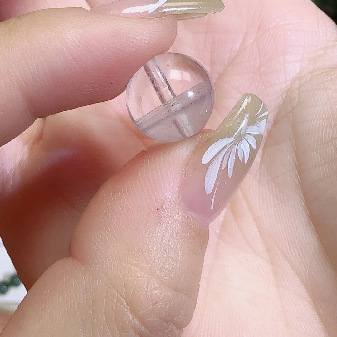 水晶单珠未镶嵌蜡****子灰幽灵