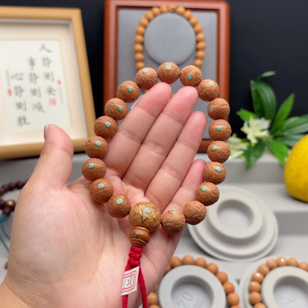 手串凤眼菩提13.5左右镶嵌手串