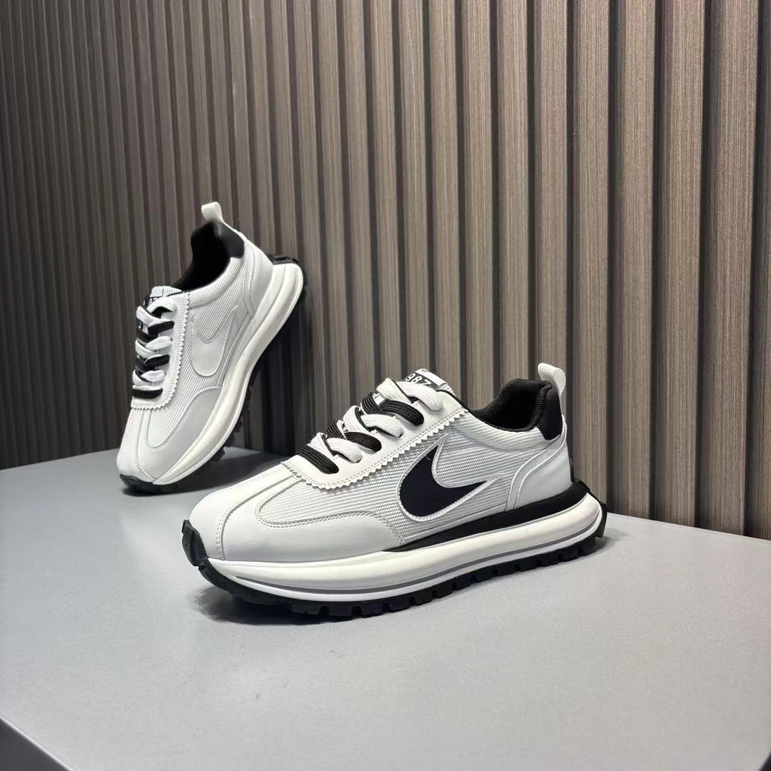 潮鞋男款2025新款爆款小白鞋时尚百搭阿甘鞋厚底增高运动休闲鞋男