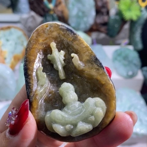 【闪购商品】颈饰未镶嵌翡翠悟道