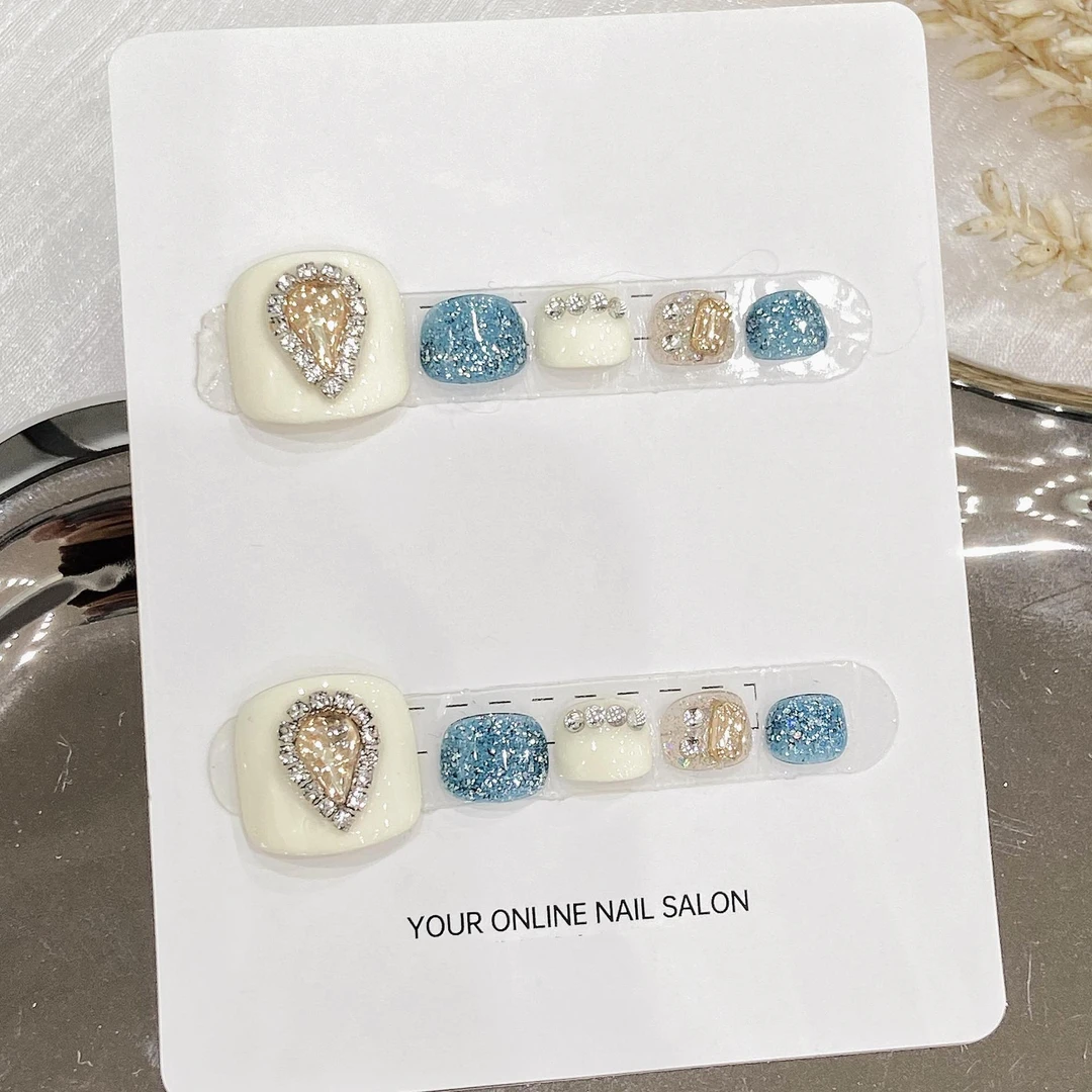 高级感美甲脚甲】纯高质量穿戴甲片推荐2025爆款美甲成品美甲