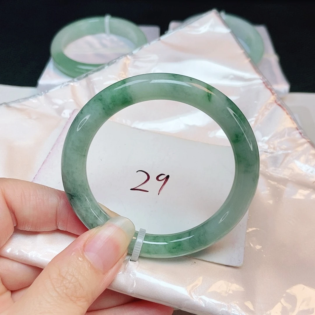 未镶嵌手镯翡翠圆52