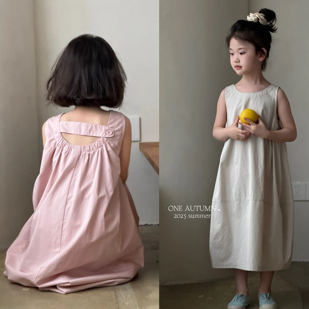 现货「壹秋.ONE AUTUMN」【微风起舞】无袖背心裙女童夏公主裙GX777