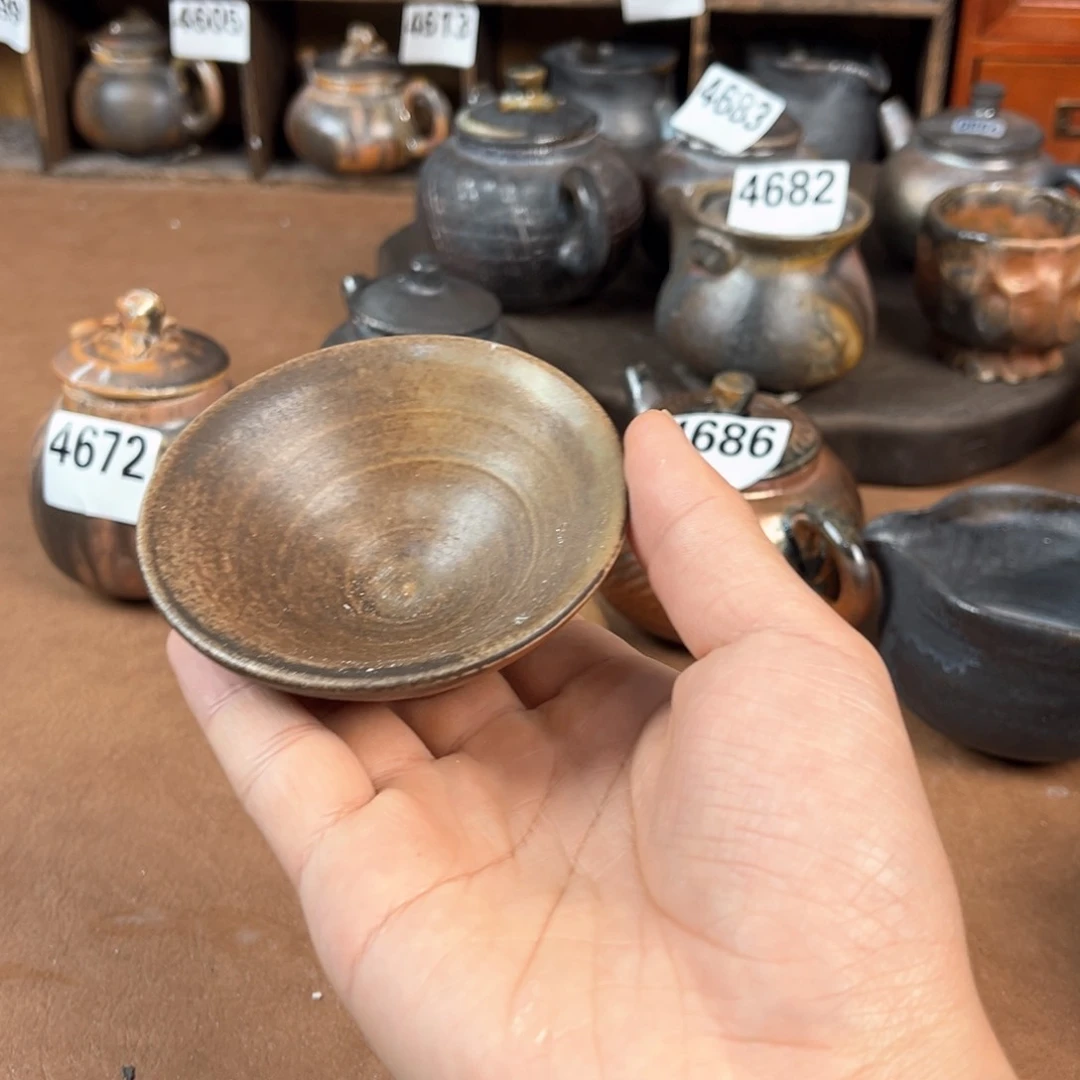 壶柴烧茶器主人杯