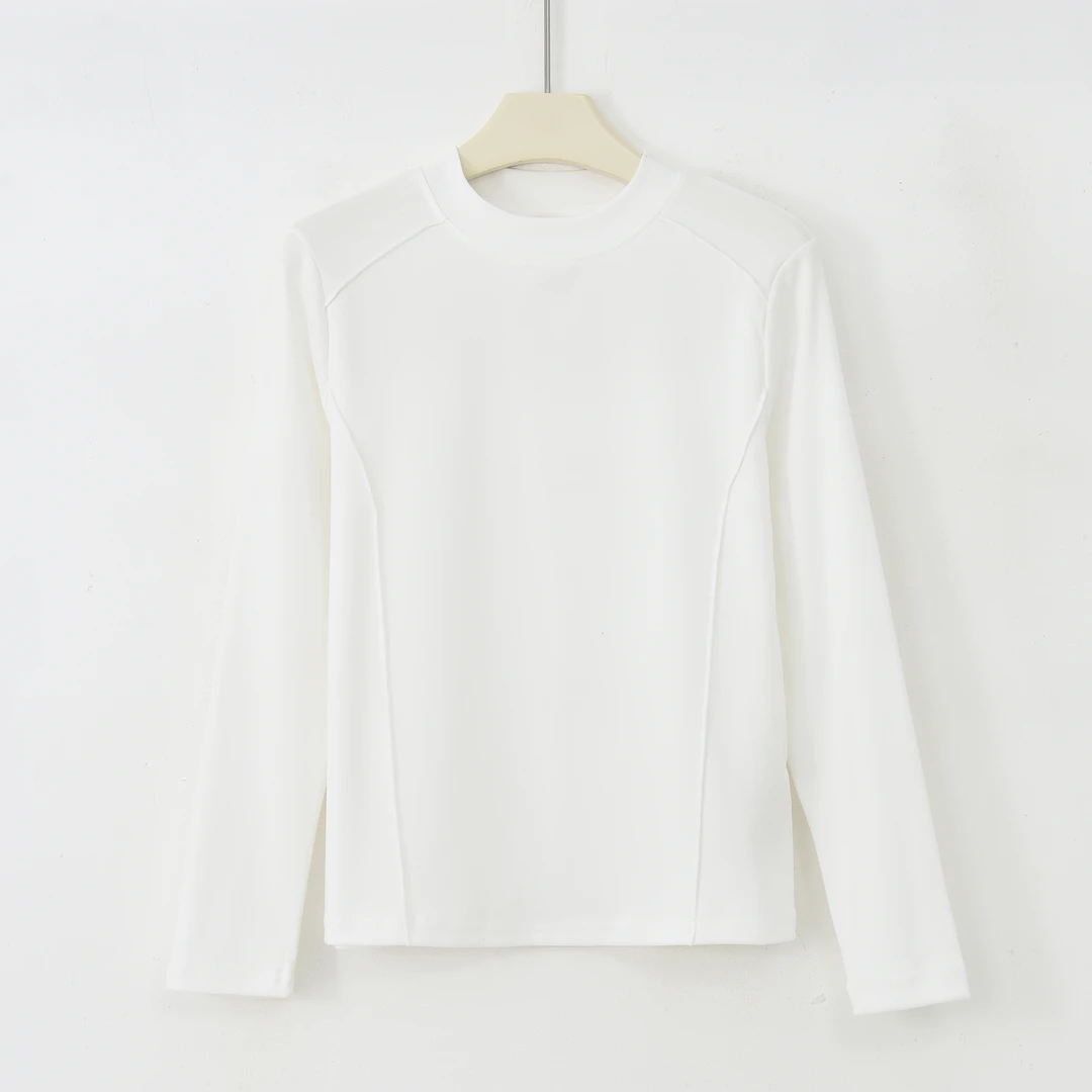 YOUYOU-[气质简约]2025秋季新款时尚百搭休闲T恤K-MF6775