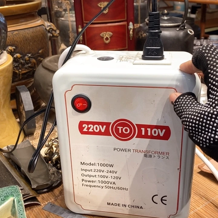 蜜安罐瓷香炉锡茶则