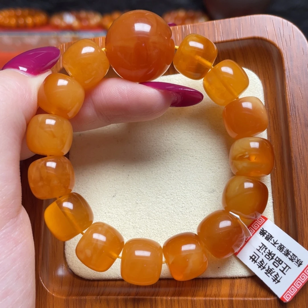 蜜蜡未镶嵌手链手串