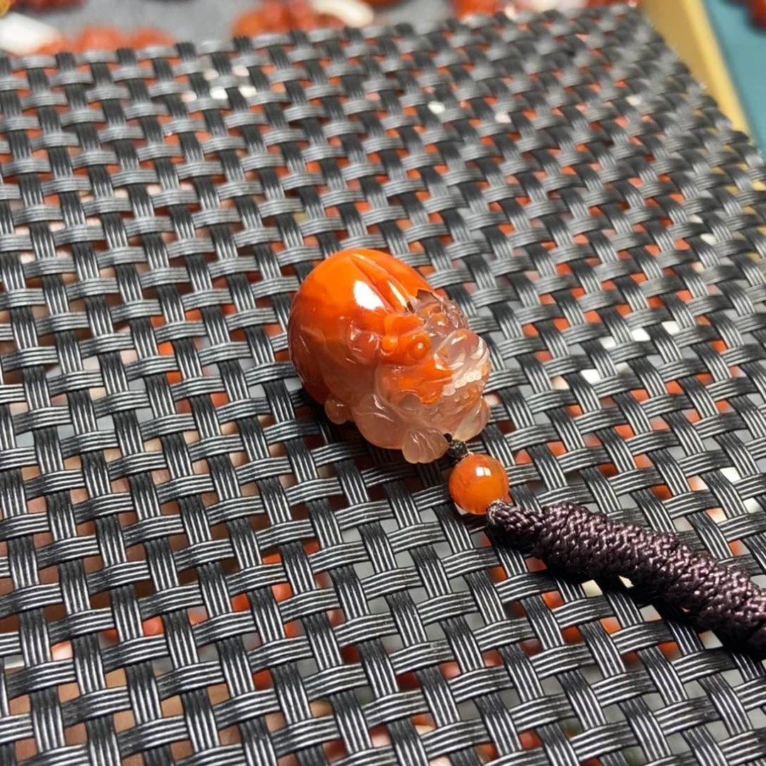 吊坠(不含链)未镶嵌南红玛瑙