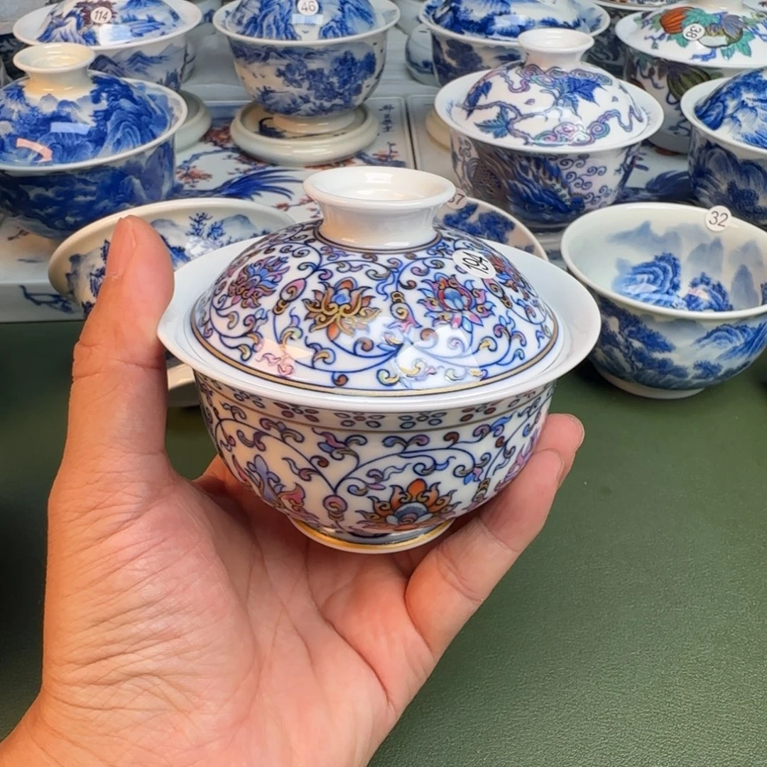 纯手工纯手绘茶具，76