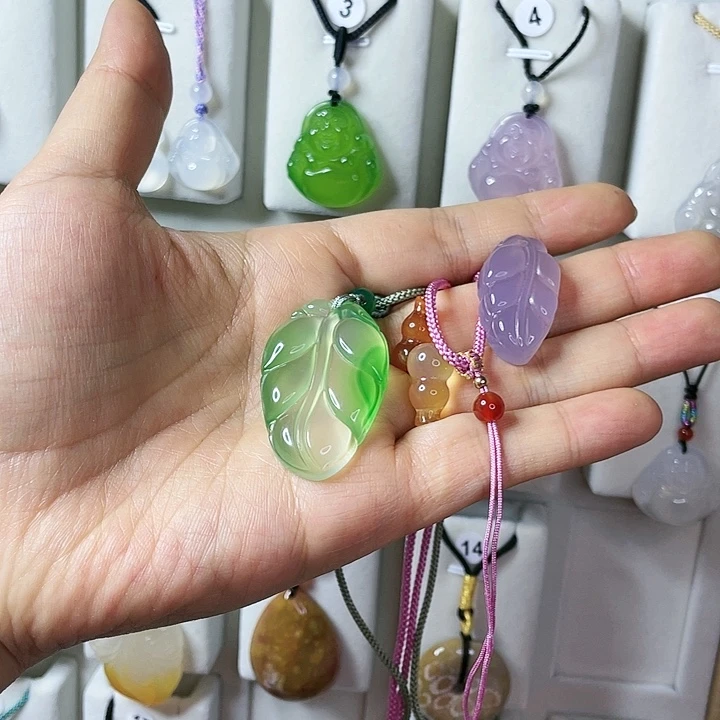 玛瑙/玉髓颈饰合金˘****欢