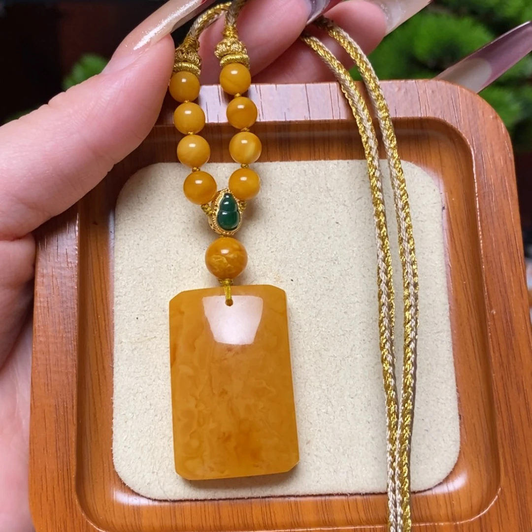 【闪购商品】蜜蜡颈饰未镶嵌项链