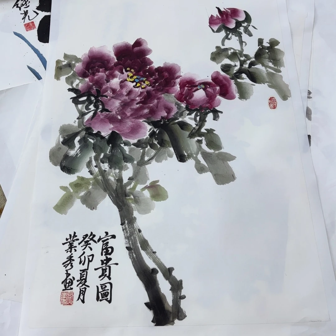 国画国画老师作品刘