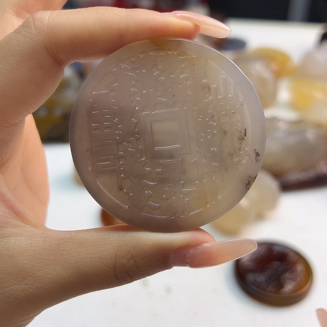 玛瑙/玉髓合金颈饰