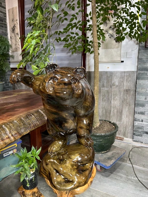 四川金丝楠古沉木猫熊