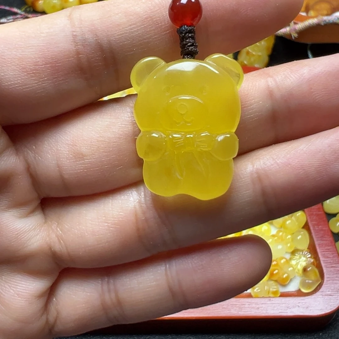 未镶嵌吊坠(不含链)琥珀