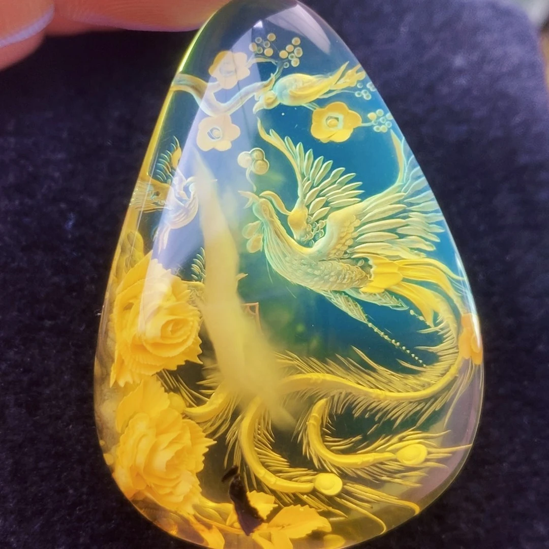 【闪购商品】金珀吊坠(不含链)未镶嵌