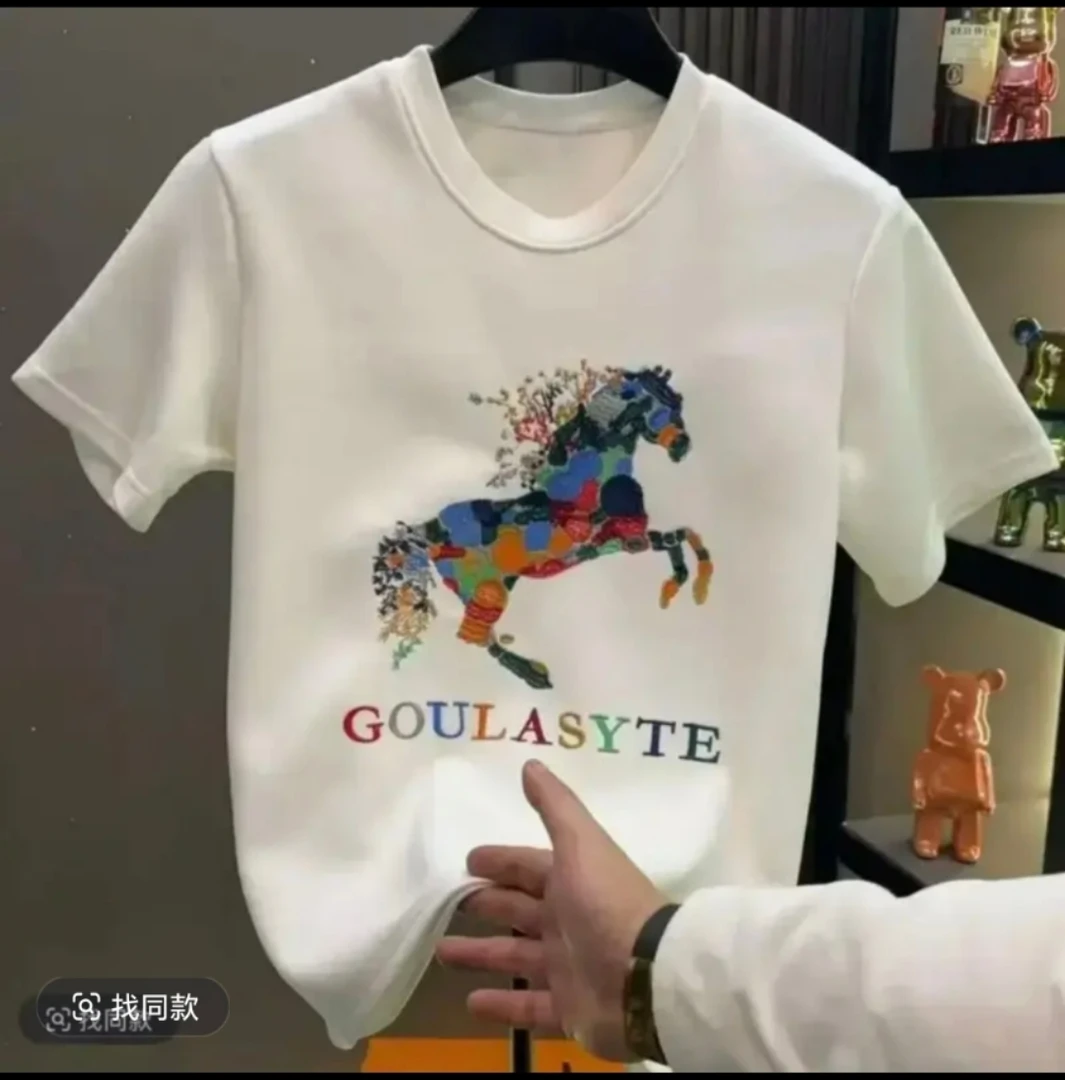 2【一折粉丝福利】夏季男女同款百搭时尚潮牌短袖T恤