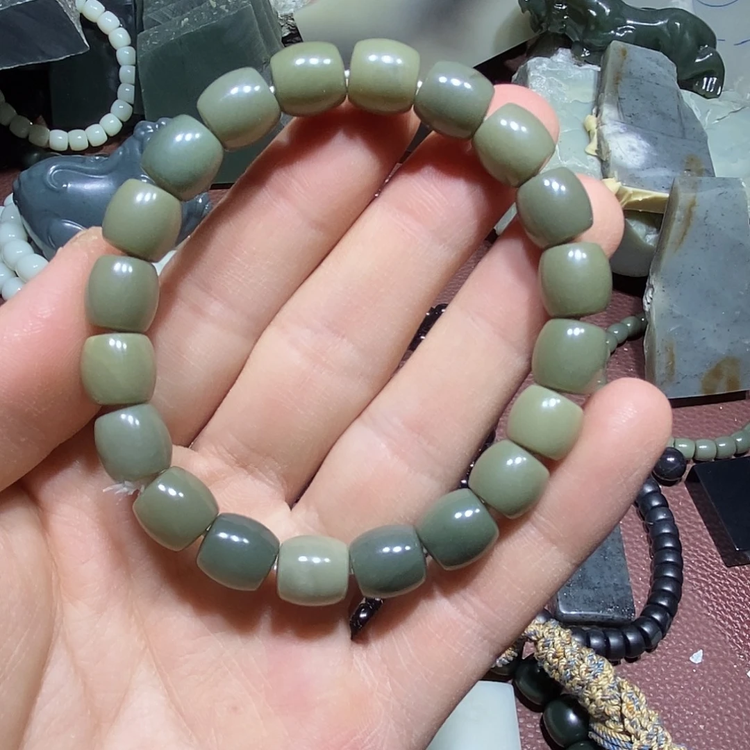 和田玉未镶嵌手链