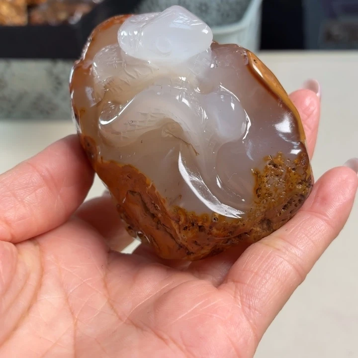 玛瑙/玉髓未镶嵌吊坠(不含链)