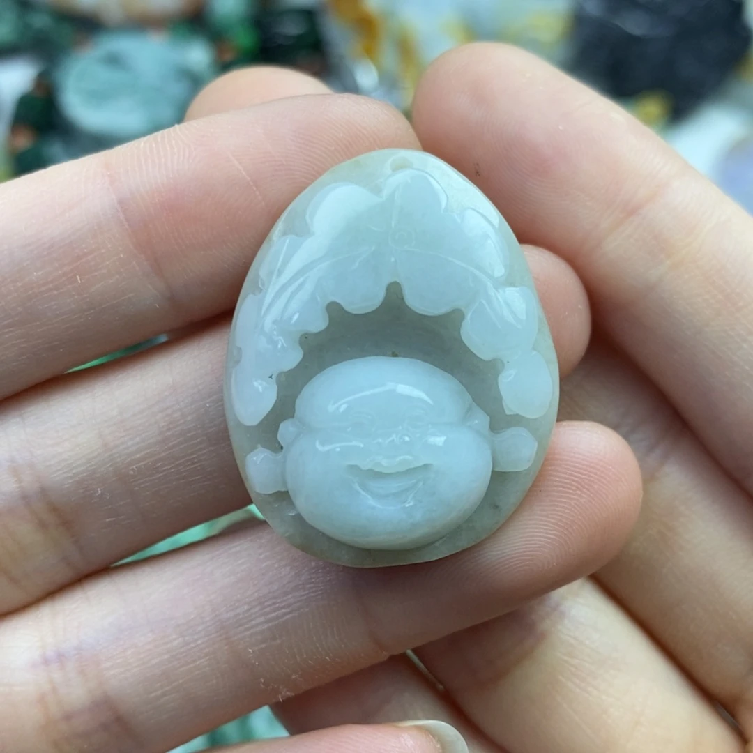 颈饰未镶嵌翡翠吊坠