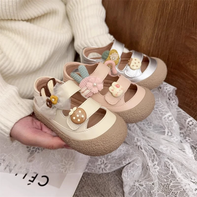 15-30码女童夏季幼儿学步鞋镂空透气鞋子女宝宝单鞋夏款儿童凉鞋