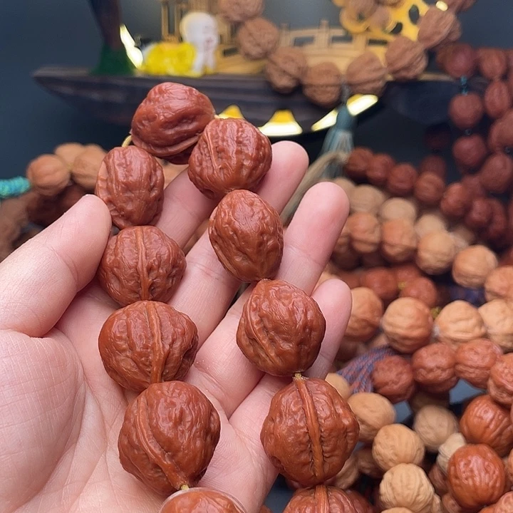 小***壳文玩核桃手串蛤蟆搓搓乐