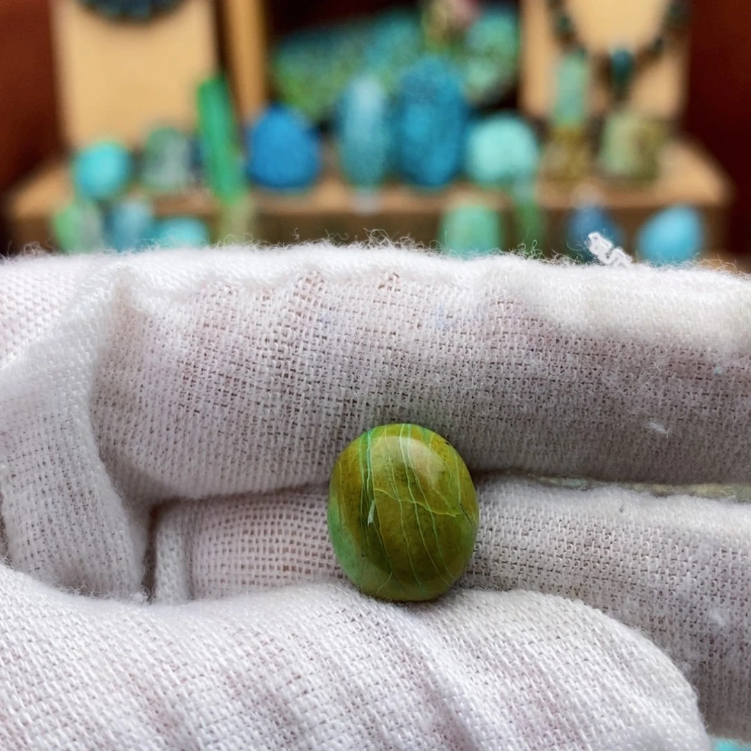 定制绿松石水波纹糖豆