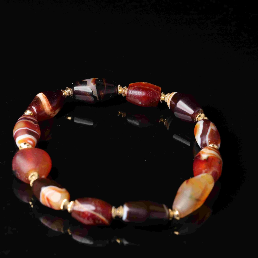 明代天然玛瑙手串-NX