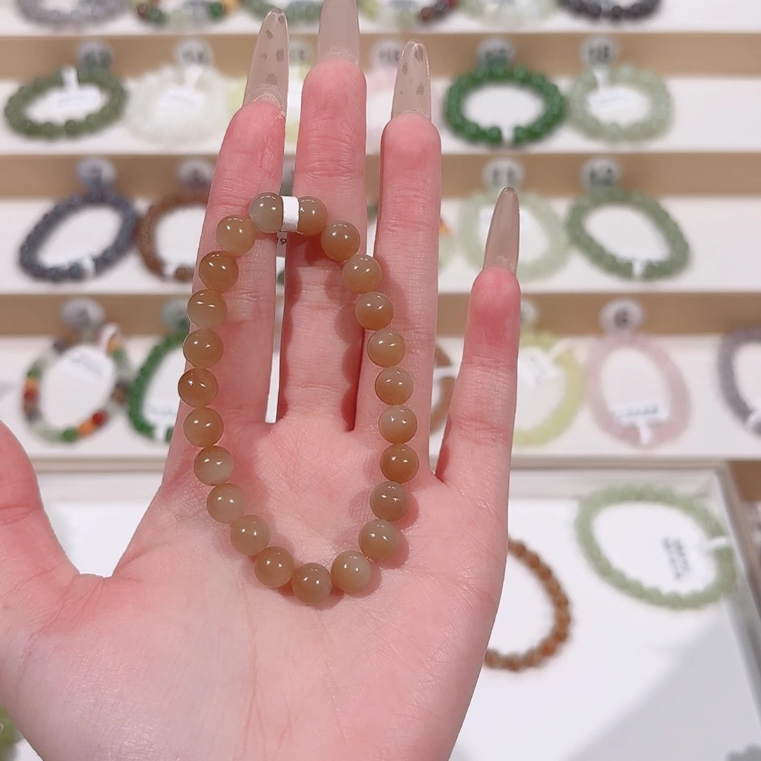 紫***瑰和田玉未镶嵌手串l