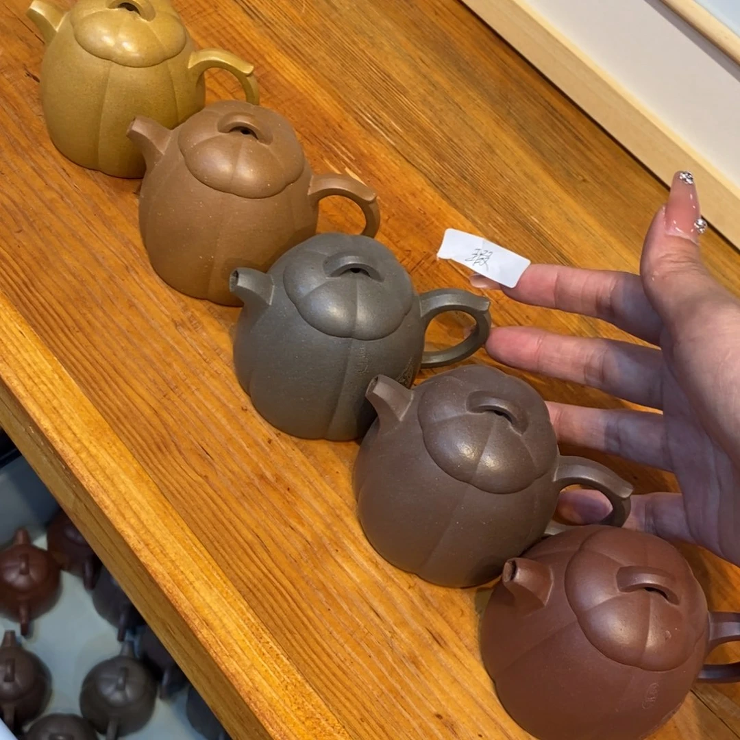 茶壶紫砂原矿泥料手工壶直播间