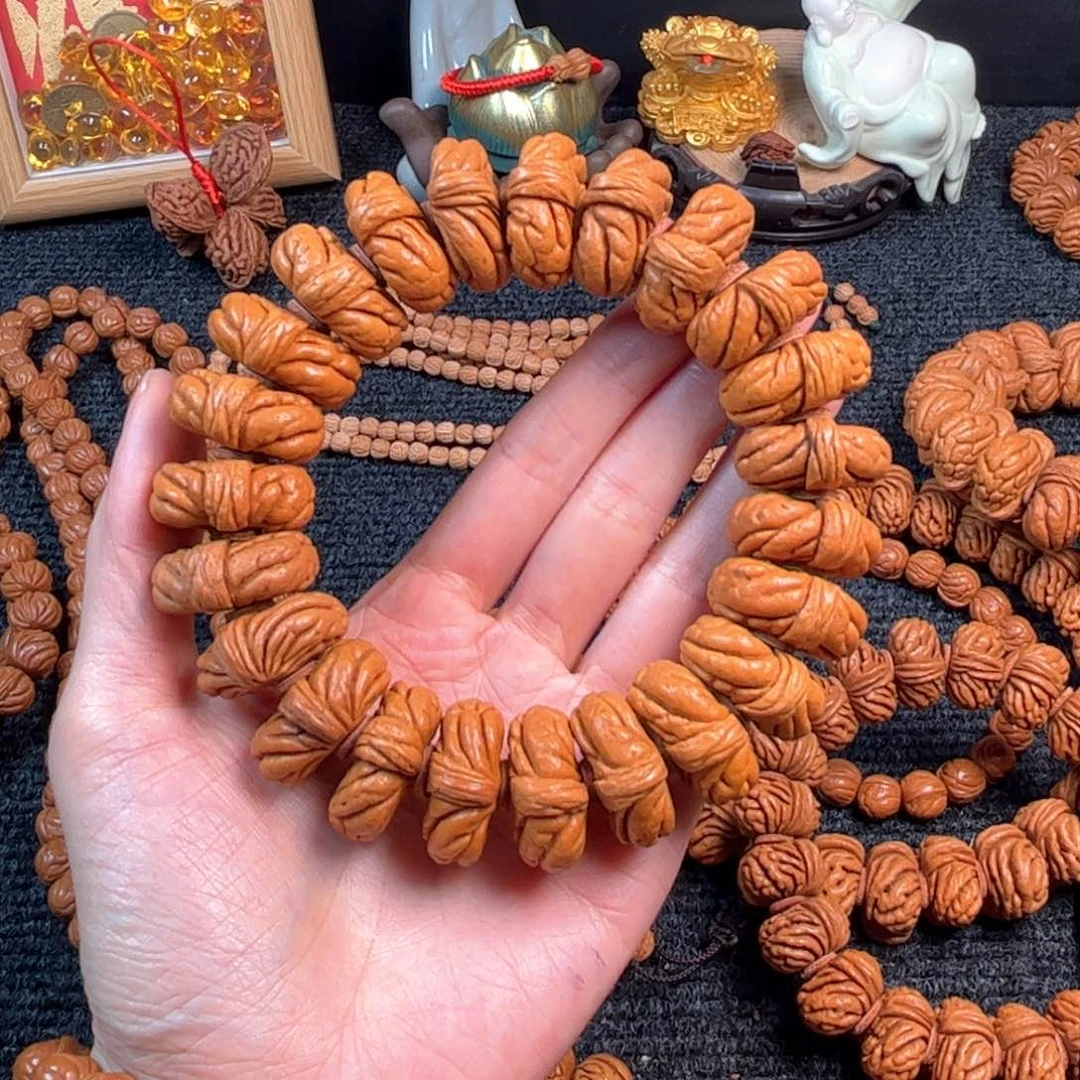 文玩核桃手串我**弟C14桃核手串