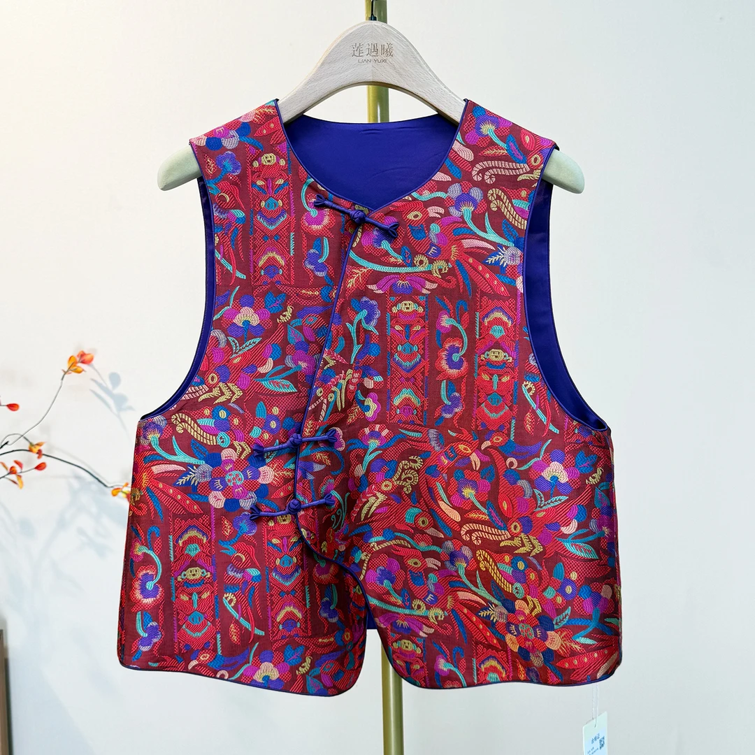 纳纱锦马甲 新中式国风女装28526C9196