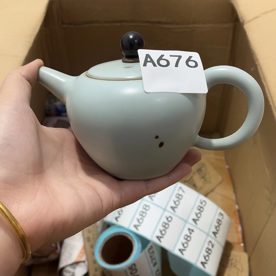 瓷片茶摆件工艺品摆件666
