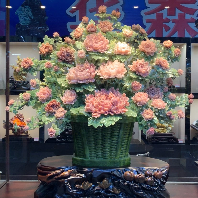 【闪购商品】未镶嵌蛇纹石玉摆件覆膜