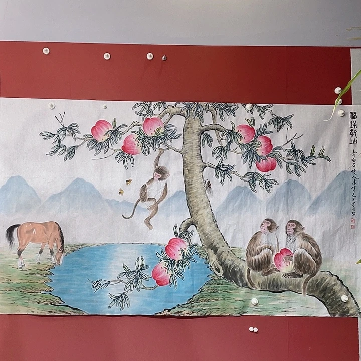 国画冯老师手绘作品