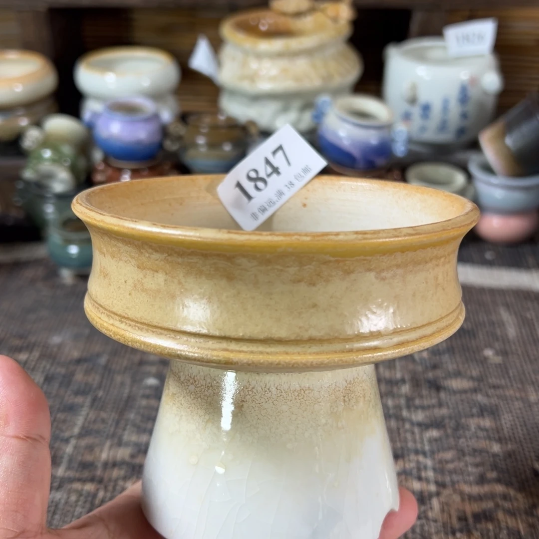 口10 手工花盆满30包邮