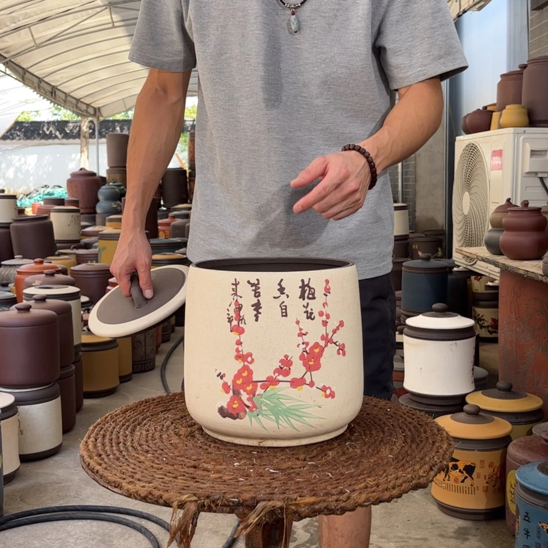 紫砂茶叶罐8 饼茶叶罐