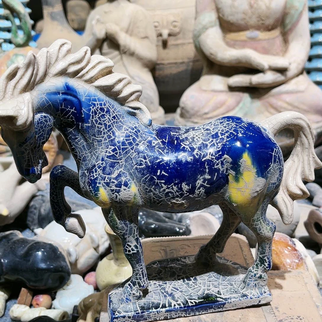 瓦当摆件茶台的一天