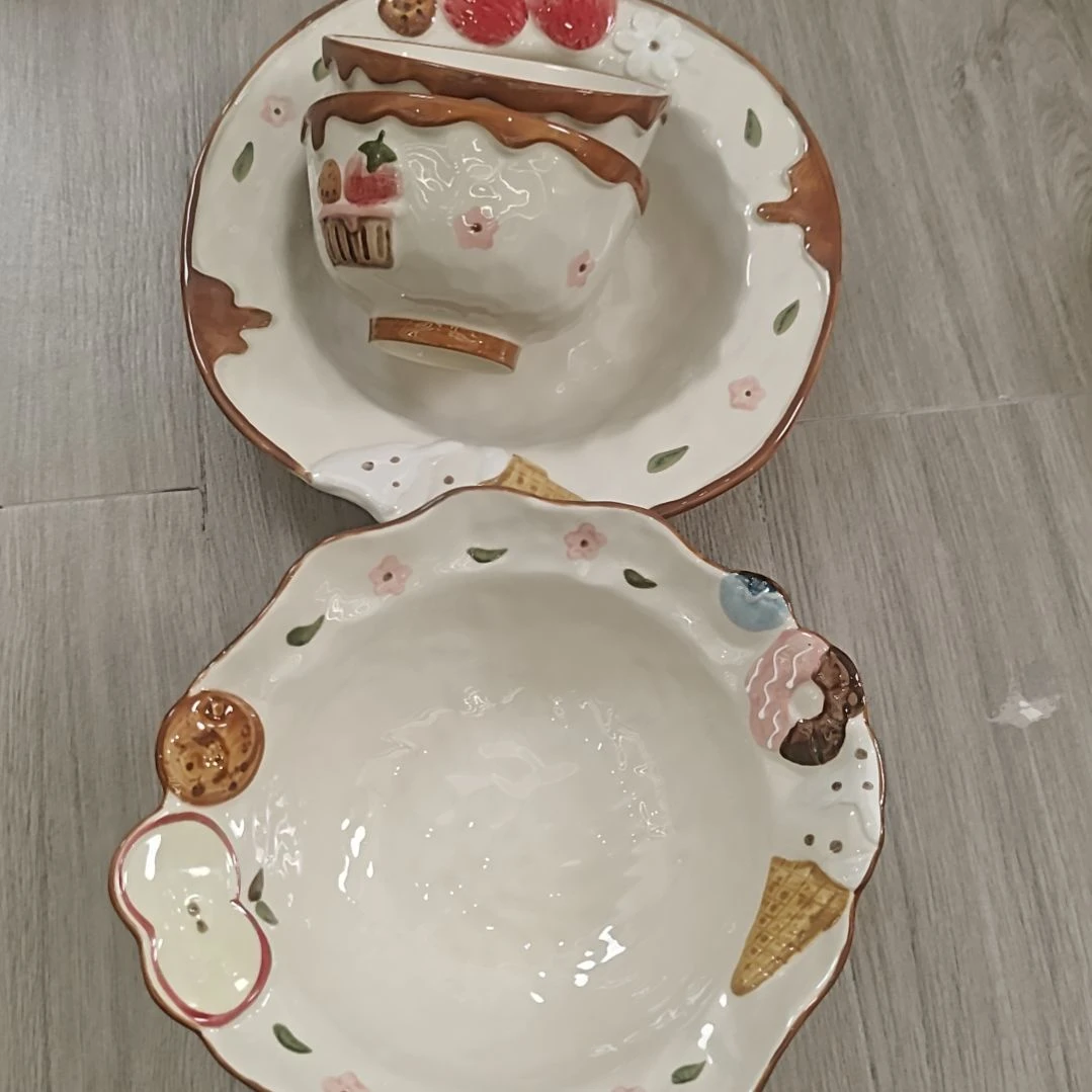 微瑕陶瓷餐具釉下彩