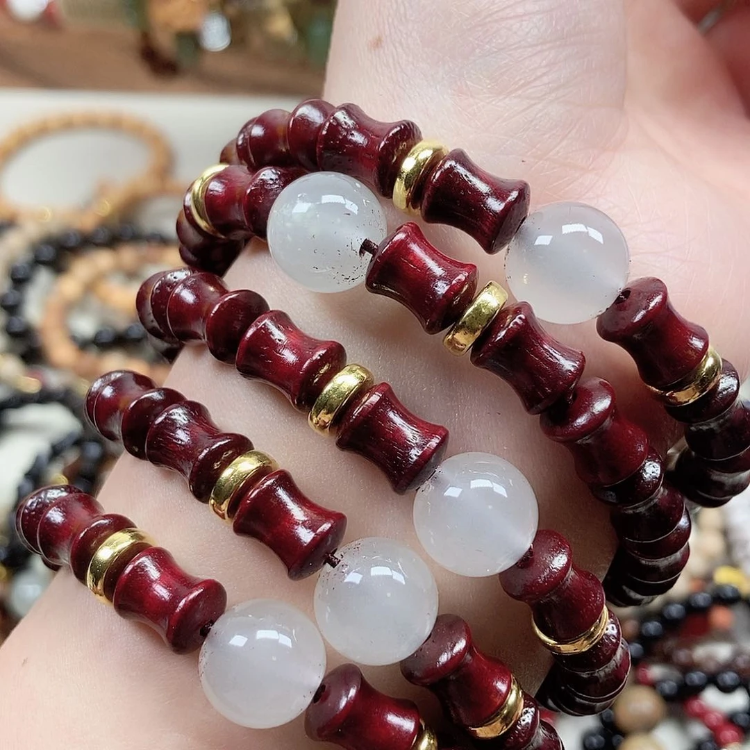 香榧木血檀木手串1