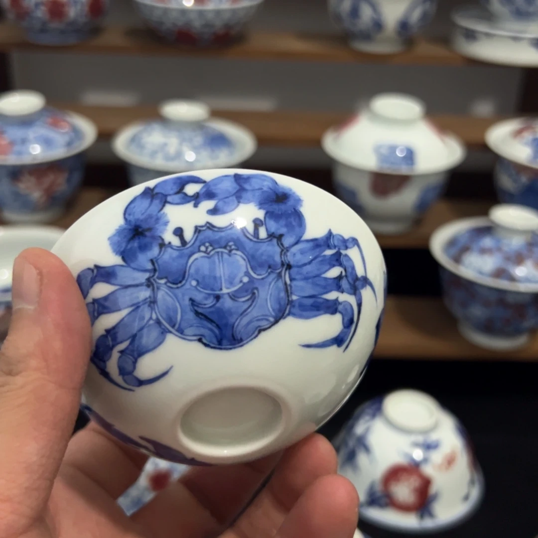 x***k摆件景德镇手工手绘茶具